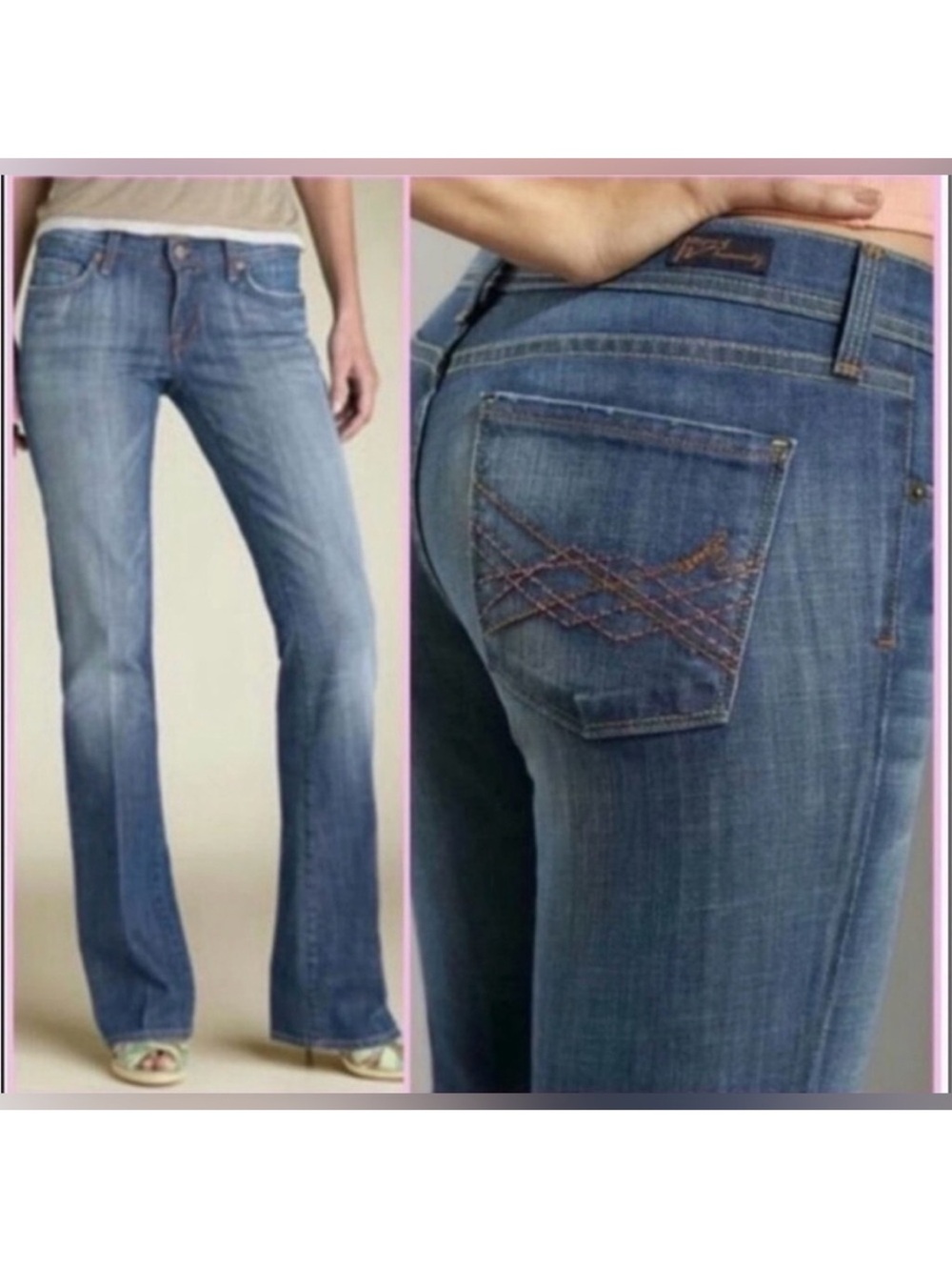 Citizens of Humanity COH Naomi #065 Stretch Low Waist Flair Jeans Sz 31